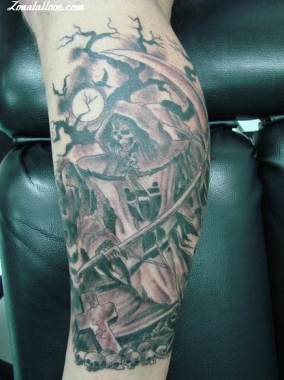 Tattoo photo Grim Reapers, Gothic, Graveyards