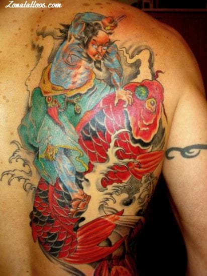 Tattoo photo Asian, Koi, Fish