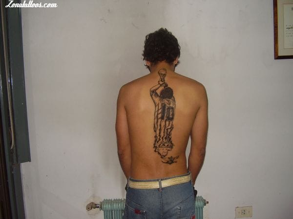 Tattoo photo Soccer-Football, Sports, Back