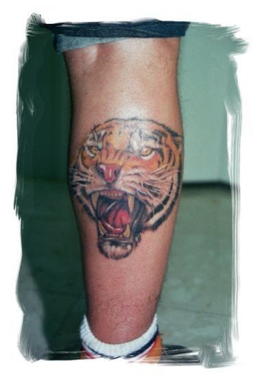 Tattoo photo Tigers, Animals, Calf