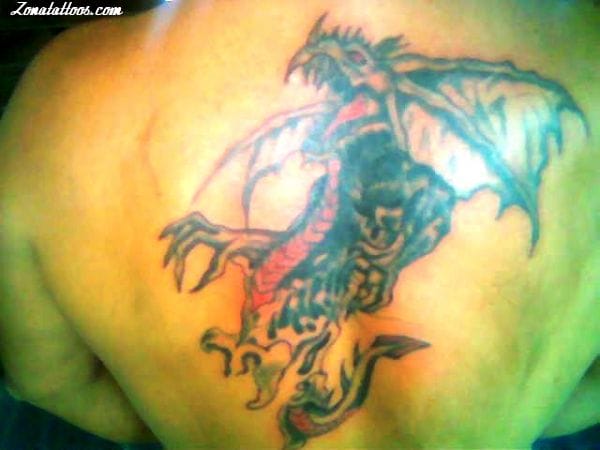 Foto de tatuaje Dragones, Fantasía