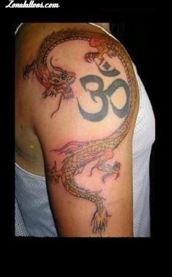 Foto de tatuaje Dragones