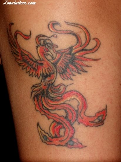 Tattoo photo Phoenix, Fantasy