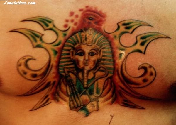 Tattoo photo Egyptian, Tutankamon