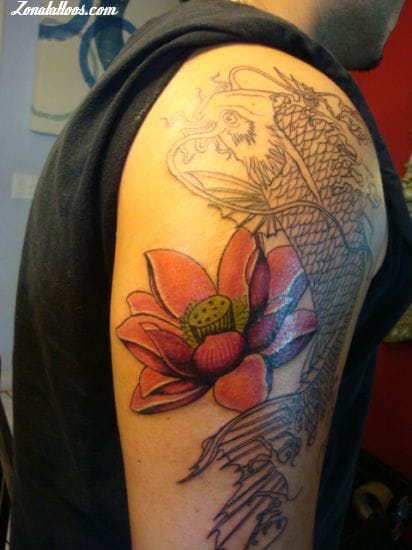 Tattoo photo Lotus, Flowers