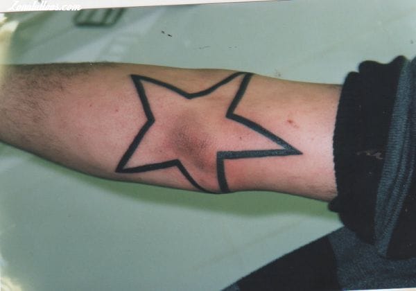Tattoo of Stars Elbow Astronomy