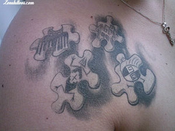 Foto de tatuaje Puzzles