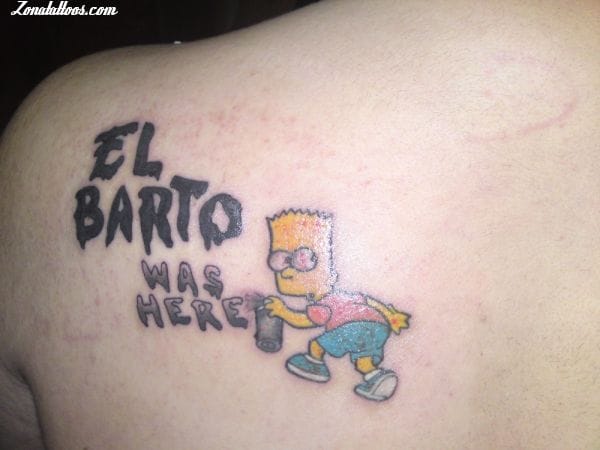 Foto de tatuaje Los Simpson, Series de TV