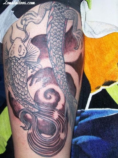 Tattoo photo Koi, Fish, Animals