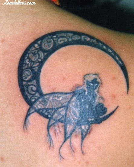 Tattoo photo Moons, Fairies, Astronomy