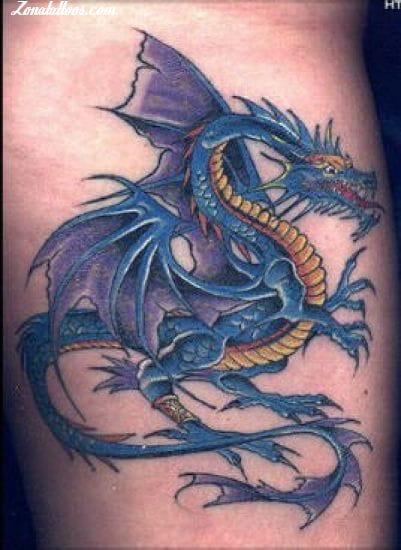 Foto de tatuaje Dragones, Fantasía