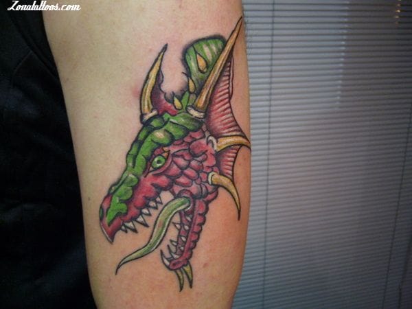 Foto de tatuaje Dragones, Fantasía