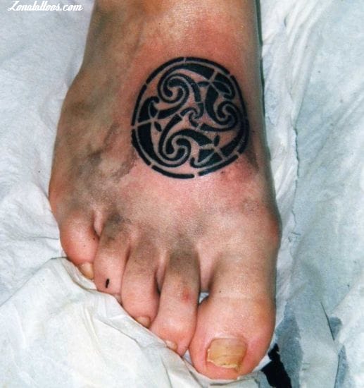 Tattoo photo Instep, Celtic