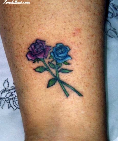 Tattoo photo Roses, Flowers