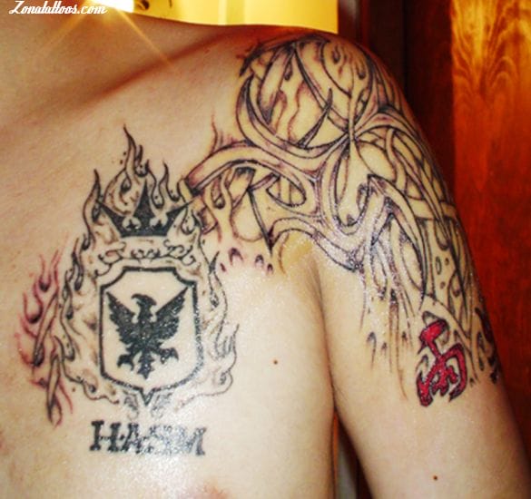 Foto de tatuaje Escudos