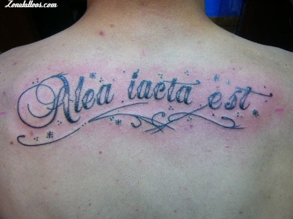 Foto de tatuaje Latín, Frases, Letras