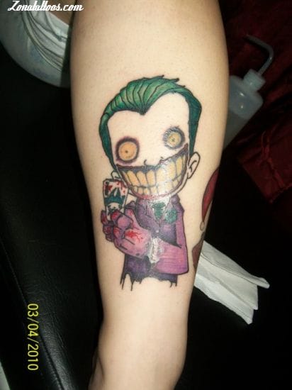 Foto de tatuaje Joker, Humor