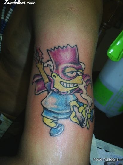 Foto de tatuaje Los Simpson, Series de TV