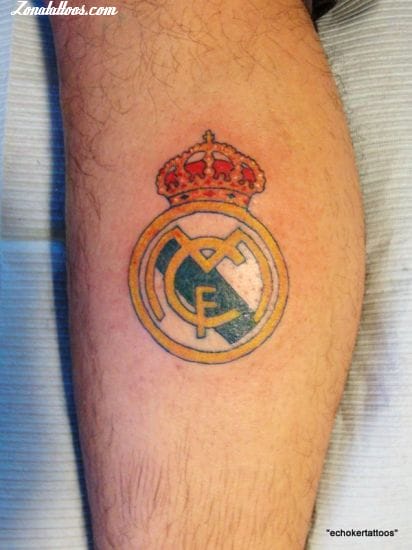 Foto de tatuaje Fútbol, Escudos, Real Madrid