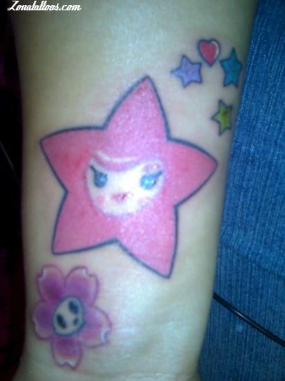 Foto de tatuaje Estrellas, Kawaii, Astronomía