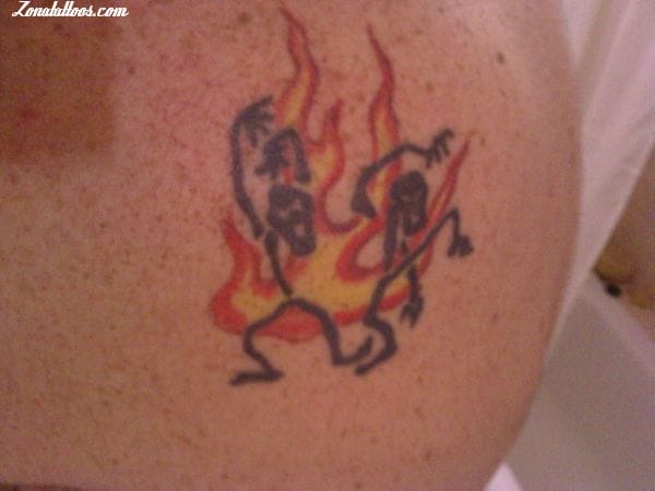 Tattoo photo Fires, Llamas