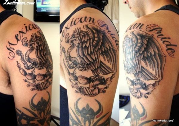 Tatuaje de Águilas, Brazo