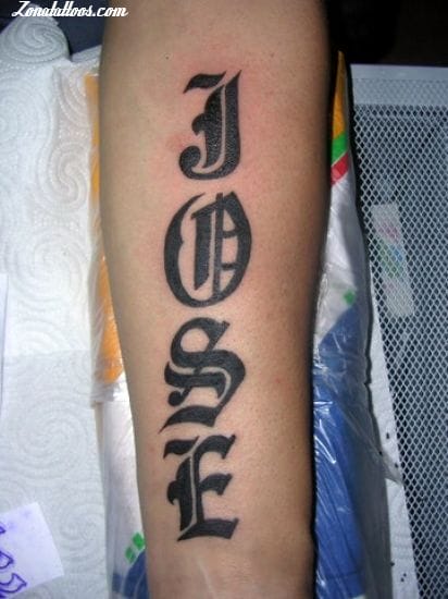 Foto de tatuaje Nombres, José