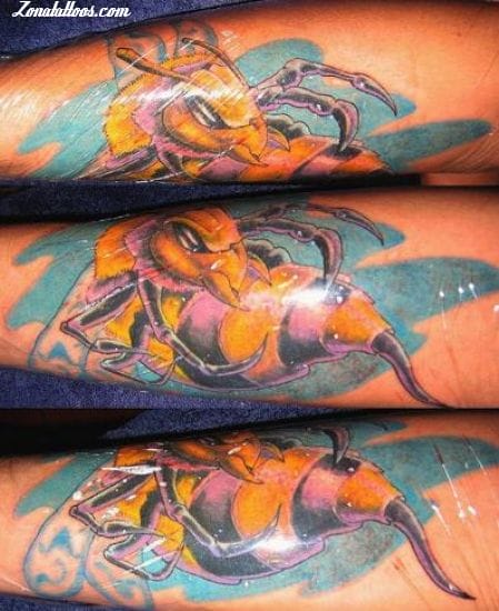 Tattoo photo Wasps, Insects