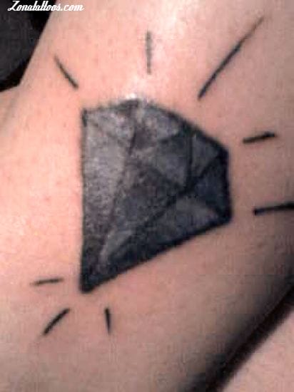 Foto de tatuaje Diamantes