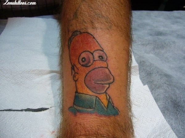 Foto de tatuaje Los Simpson, Series de TV