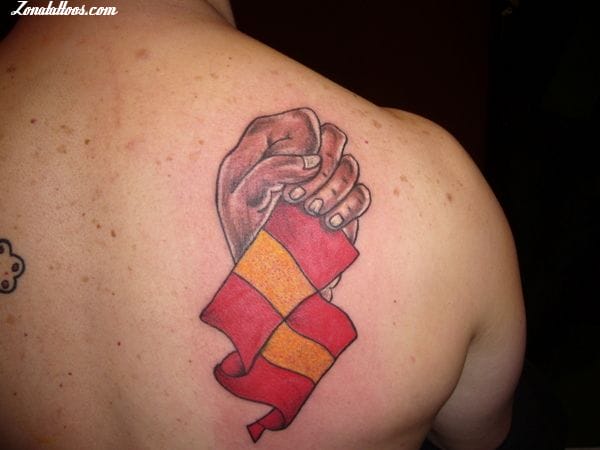 Foto de tatuaje Banderas, España