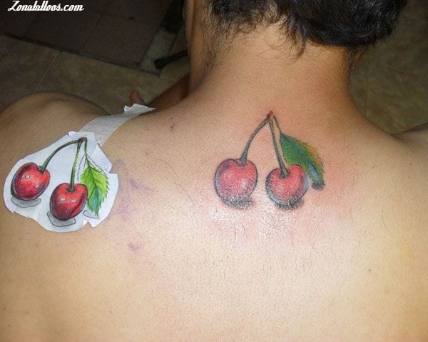 Foto de tatuaje Cerezas