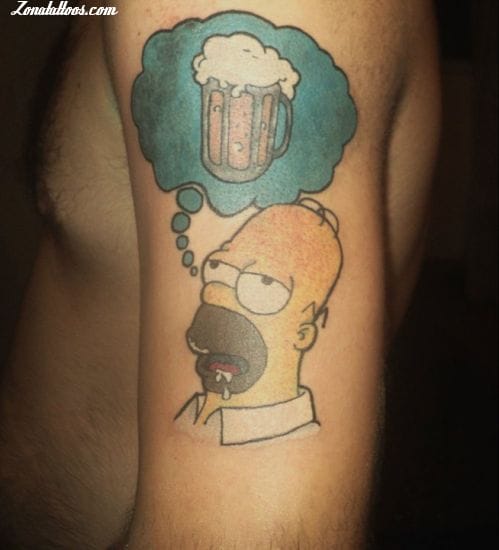 Foto de tatuaje Los Simpson, Series de TV