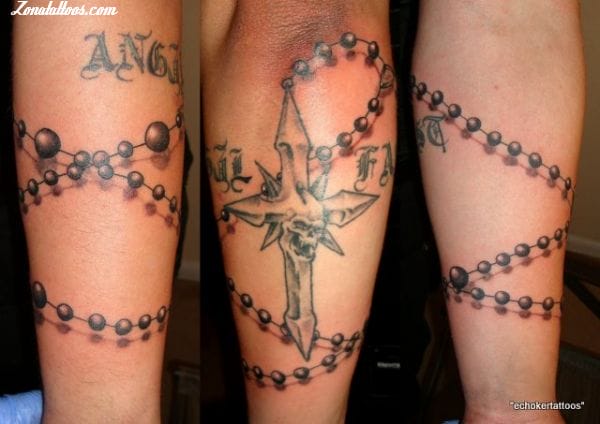 Tattoo photo Crosses, Forearm