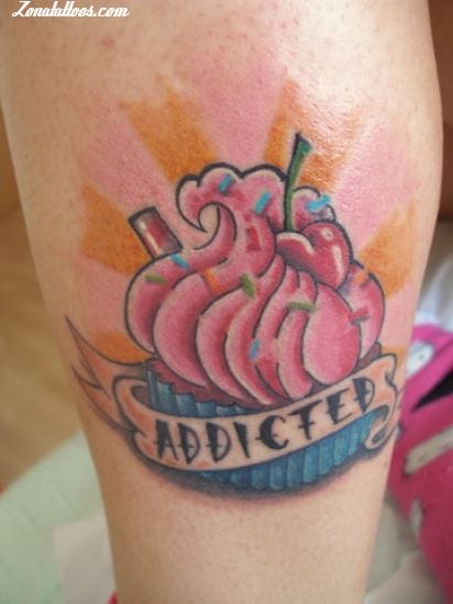 Foto de tatuaje Dulces, Cupcakes