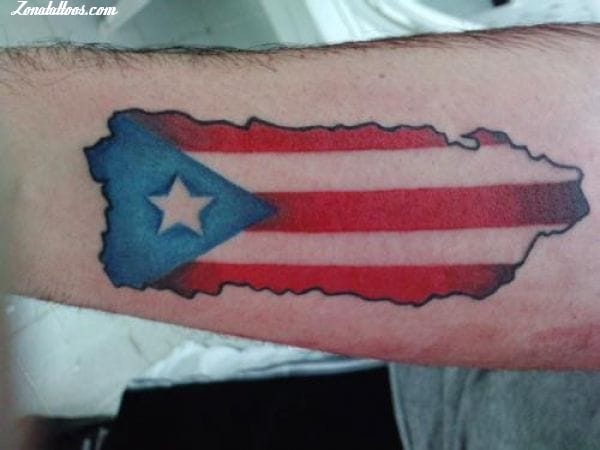 Foto de tatuaje Banderas