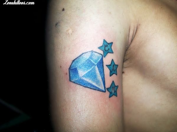 Foto de tatuaje Diamantes