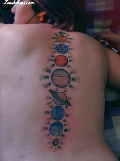 30 Examples of Solar System Tattoo  Art and Design