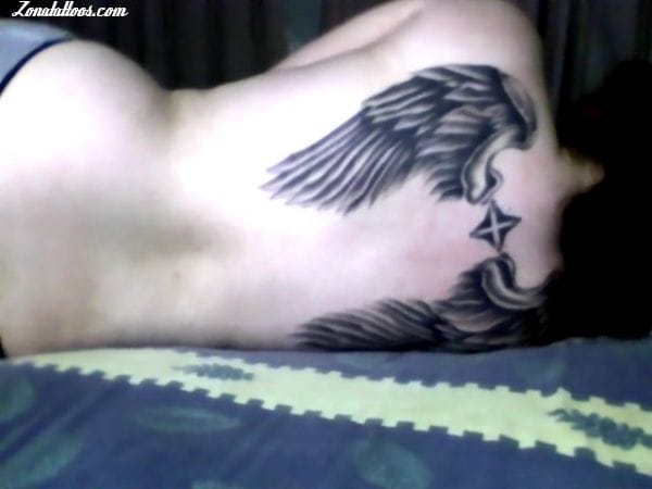 Tattoo photo Wings, Back