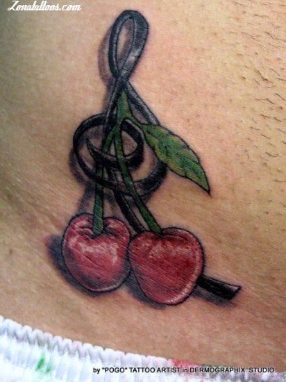 Foto de tatuaje Cerezas