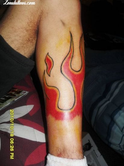 Tattoo photo Fires, Llamas