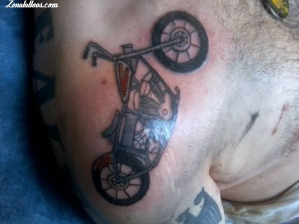 Foto de tatuaje Motos, Vehículos