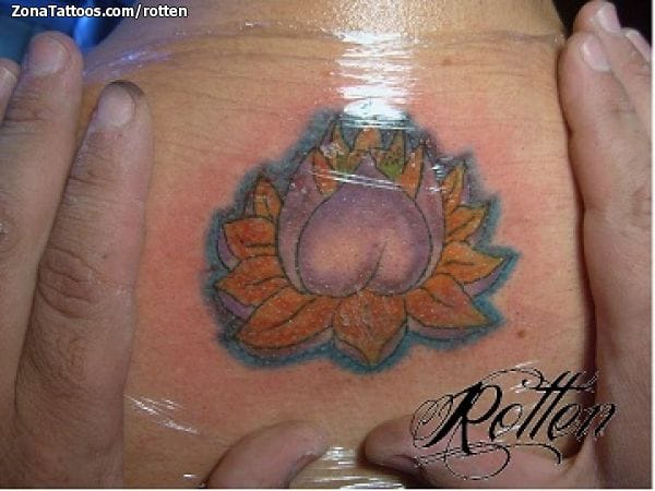 Foto de tatuaje Lotos