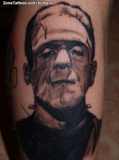 Foto de tatuaje Cine, Monstruos, Frankenstein