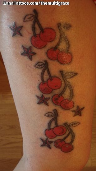 Foto de tatuaje Cerezas