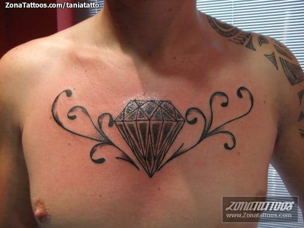 Foto de tatuaje Diamantes