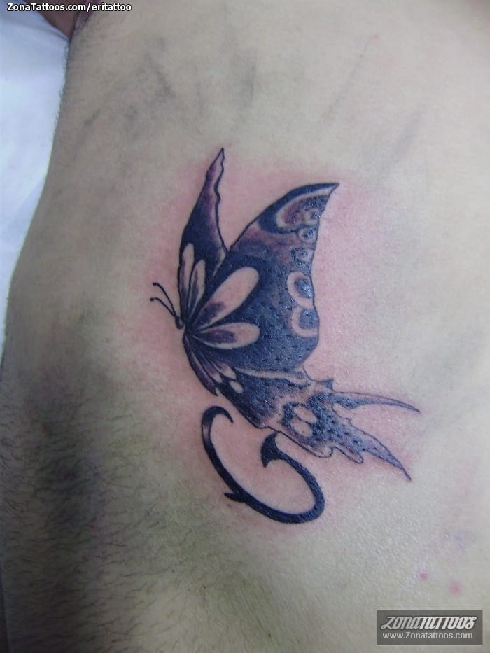 Tattoo photo Butterflies, Insects