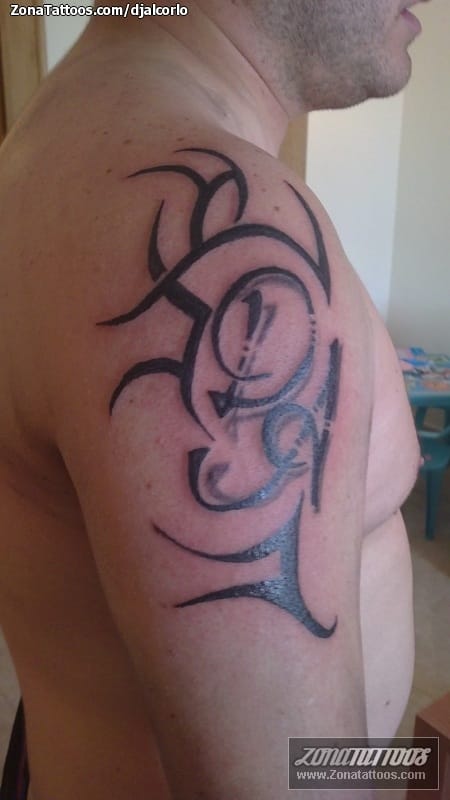 letter s tribal tattoo