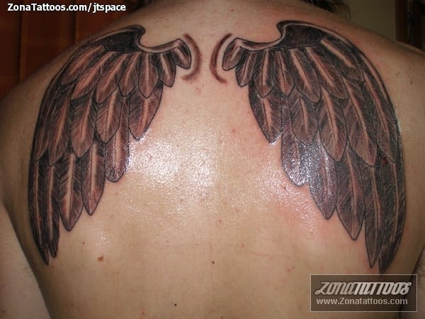 Foto de tatuaje Alas, Espalda