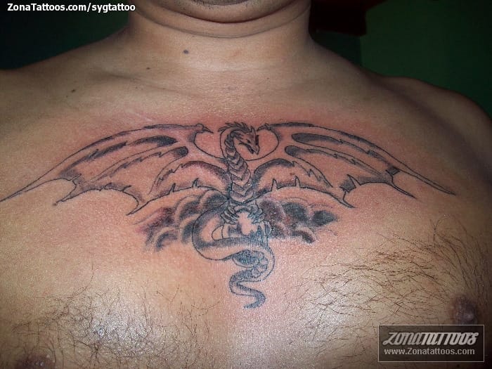 Tattoo photo Dragons, Fantasy